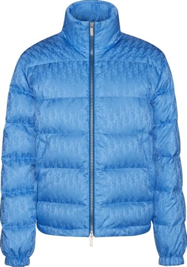 blue dior puffer jacket